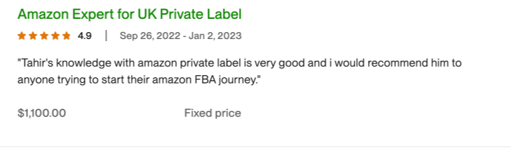 Muhammad Tahir S. - Amazon FBA Expert _ PPC Management _ Store Optimization _ EBC_A+ - Upwork Freelancer from Bahawalnagar, Pakistan (22.04.2025 11_26) (1)